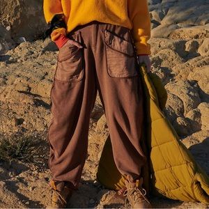 Free People Timko Pants - Peruvian Walnut